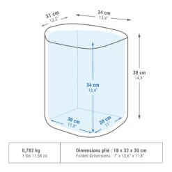 Quechua FLEXIBLE CAMPING COOL BOX - 20L -Ever Camp k09ecd588bab244c595b13d92d921877e