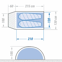 TROPICAL FREESTANDING TREKKING MOSQUITO NET TENT -Ever Camp k0ef1fea316777e3caebec565cf90c748