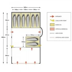 AirTek 8 Pro Inflatable Tent -Ever Camp k1a170c15dd190c1c944a8b14083c63c0