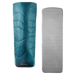 Quechua 2-in-1 Sleeping Bag And Sleeping Bed -Ever Camp k2018f8e7846f02ee50c570277abe16d0