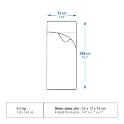 Quechua COMFORT COTTON BAG LINER FOR SLEEPING BAG -Ever Camp k54c6734ff1e10c1d8a0ce8f2c912b9fd