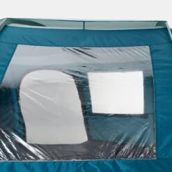 Quechua 8 Man Tent With Poles - Arpenaz 8.4 -Ever Camp k5523d39814965a19222a852d2b81c848