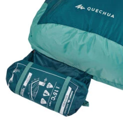 Quechua 2-in-1 Sleeping Bag And Sleeping Bed -Ever Camp k61ec57435b287542a36c8931c447cbf2