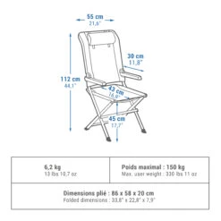 Quechua Multi-position Comfortable Camping Armchair 11 Quechua Multi-position Comfortable Camping Armchair -Ever Camp k63be7bf687a73fc7c32627b17ad2a31d