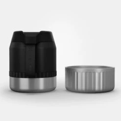 Quechua Stainless Steel Isothermal Food Box For Hiking MH500 0.8 L With Bowl Black 15 Quechua Stainless Steel Isothermal Food Box For Hiking MH500 0.8 L With Bowl Black -Ever Camp k65696e8c1e3be71e5d620f434004ef50