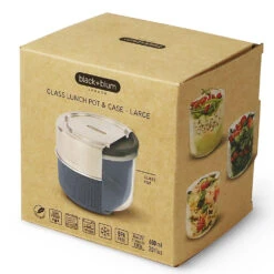 Black+Blum Glass Lunch Bowl 600ml Slate -Ever Camp k7ff4b31510fd40cb41416ee292147b94