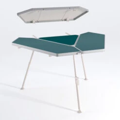 Quechua Hexagonal And Sociable Camping Table - 6 Person -Ever Camp k84895e3b21d328f468b4c62be88abf9c