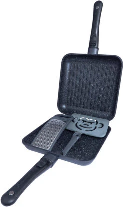 RidgeMonkey Connect Pan & Griddle XXL Granite Edition (RM781) -Ever Camp k8ab763671cb8738260db4e14bea35588