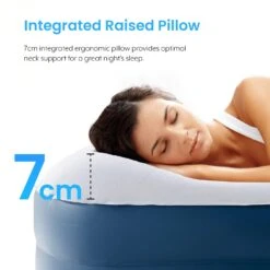 King Comfort Plus Air Bed – Navy/White -Ever Camp k94df78e488568a986aea9dafbf2a598f