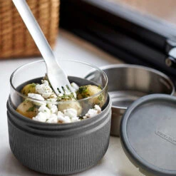 Black+Blum Glass Lunch Bowl 600ml Slate -Ever Camp k97bd7e78ea7662b94ee8e79e52c213a1