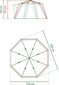 Coleman OctaGo Tent 10 Coleman OctaGo Tent -Ever Camp kebc95270269cfb3ad196b405c852ffc5